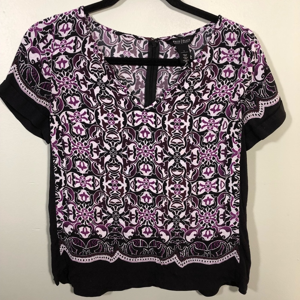 White House Black Market Blouse Size 2
